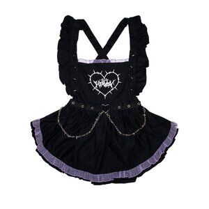 NEW ACDC RAG - Baby Punk Devil Punk Black Purple Apron